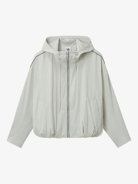 b+ab Kapuzenjacke mit Paspeln