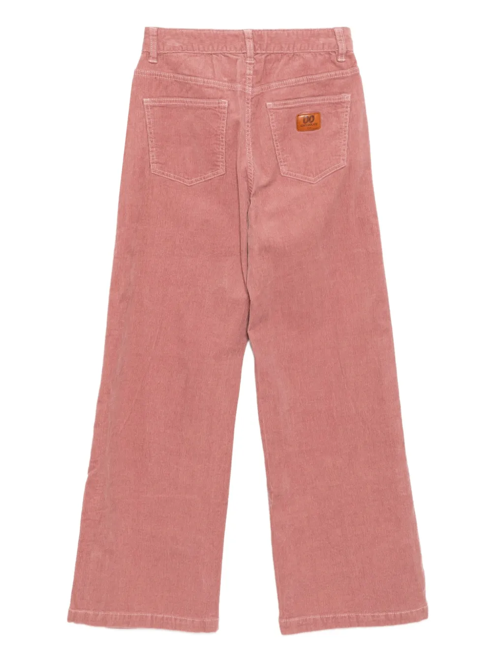 CHOCOOLATE Ribfluwelen broek - Roze