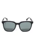 A BATHING APE® engraved-temple square sunglasses - Black