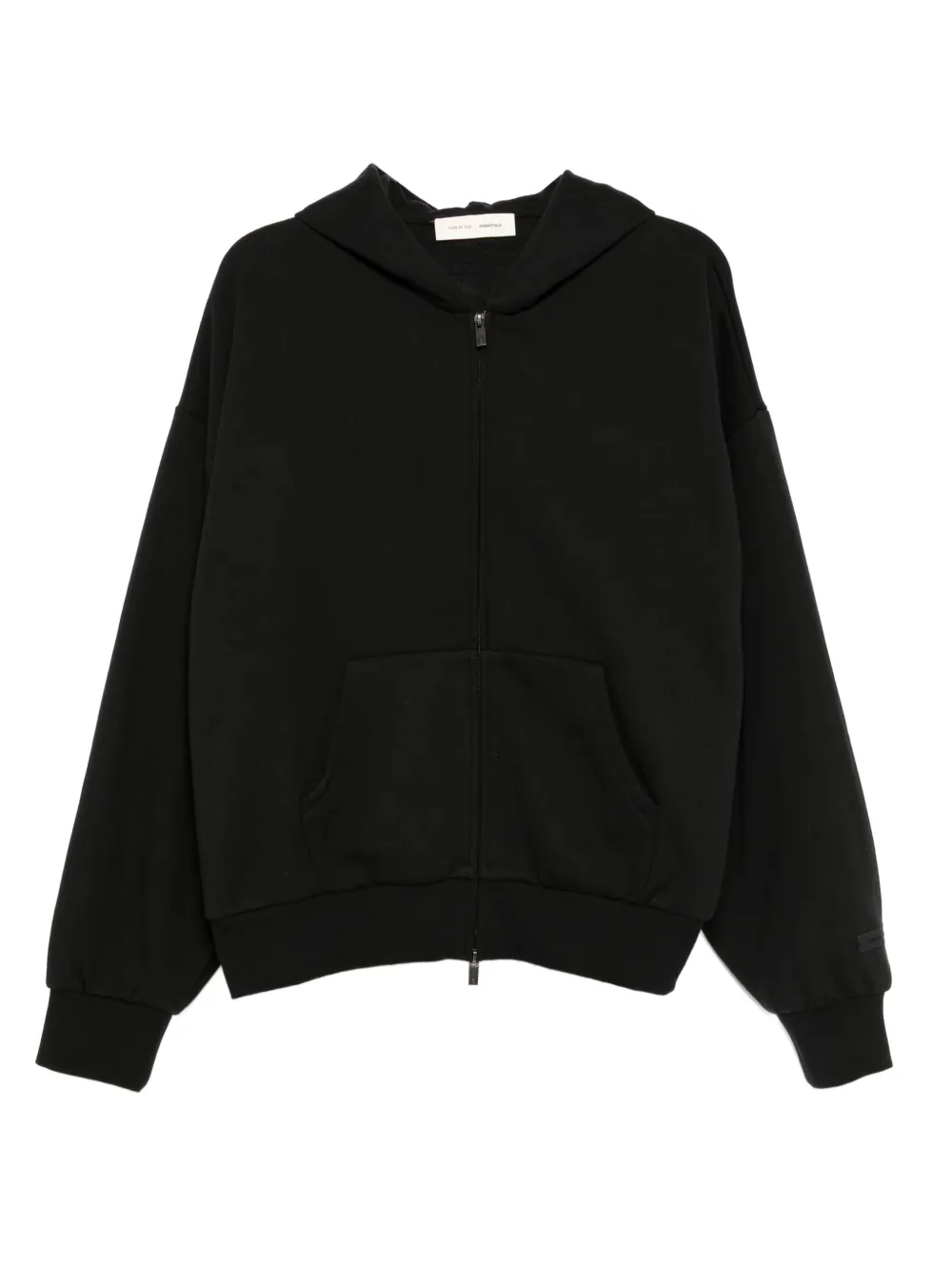 FEAR OF GOD ESSENTIALS Klassische Kapuzenjacke aus Fleece - Schwarz