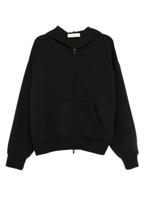 FEAR OF GOD ESSENTIALS classic fleece zip-up hoodie