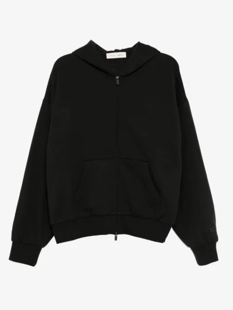 FEAR OF GOD ESSENTIALS classic fleece zip-up hoodie