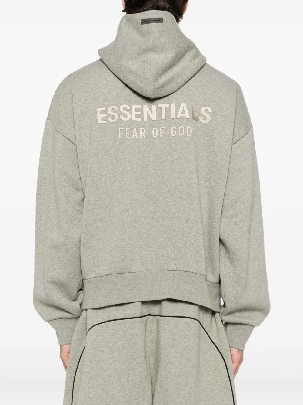 Essentials Classic Fleece Hoodie In Gray
