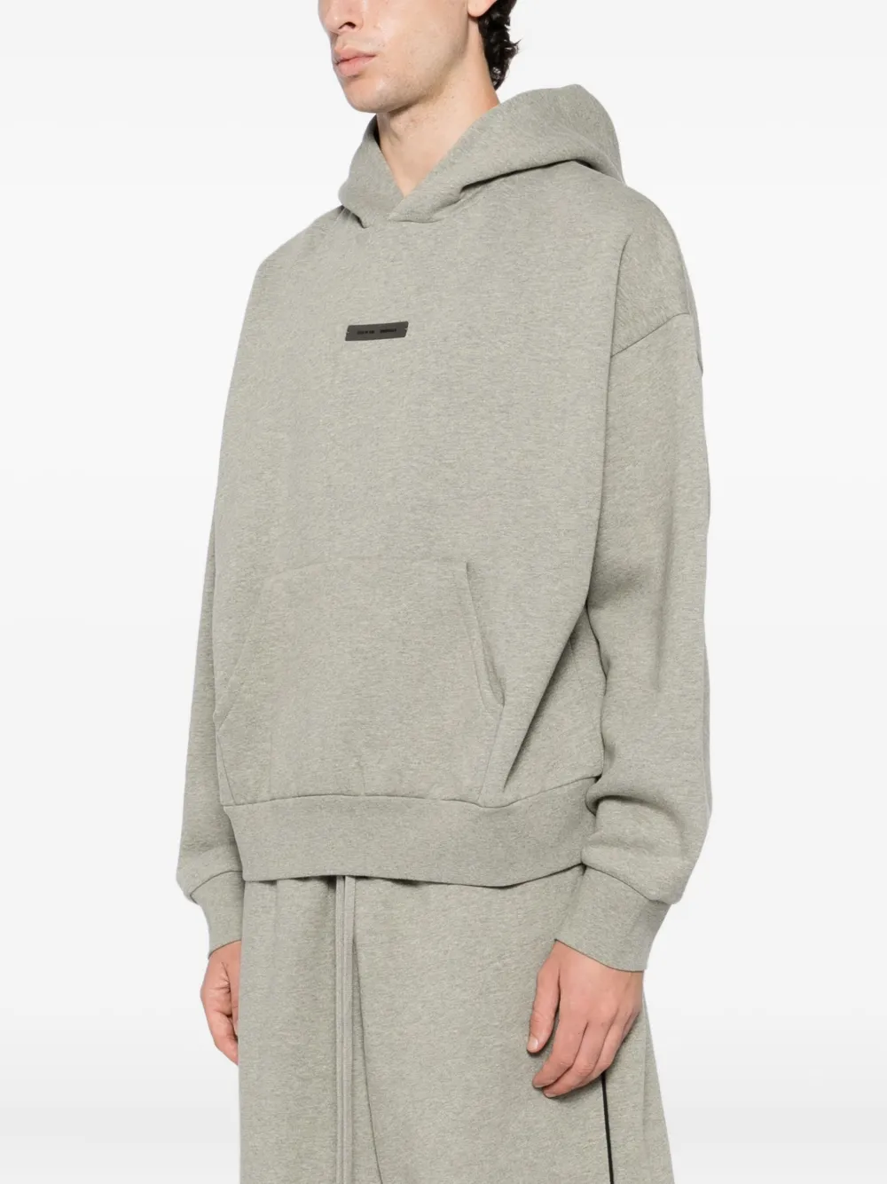 Essentials Classic Fleece Hoodie In Gray
