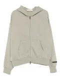 FEAR OF GOD ESSENTIALS logo appliqué hoodie - Grey