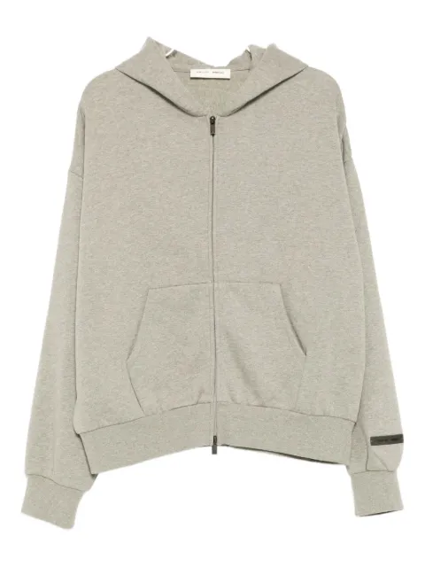 FEAR OF GOD ESSENTIALS logo appliqué hoodie