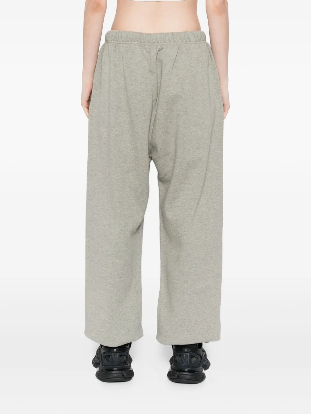 Essentials Logo-embossed Trousers In Animal Print