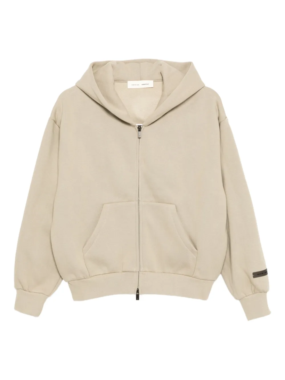 FEAR OF GOD ESSENTIALS logo-embossed hoodie | Neutrals | Image 1