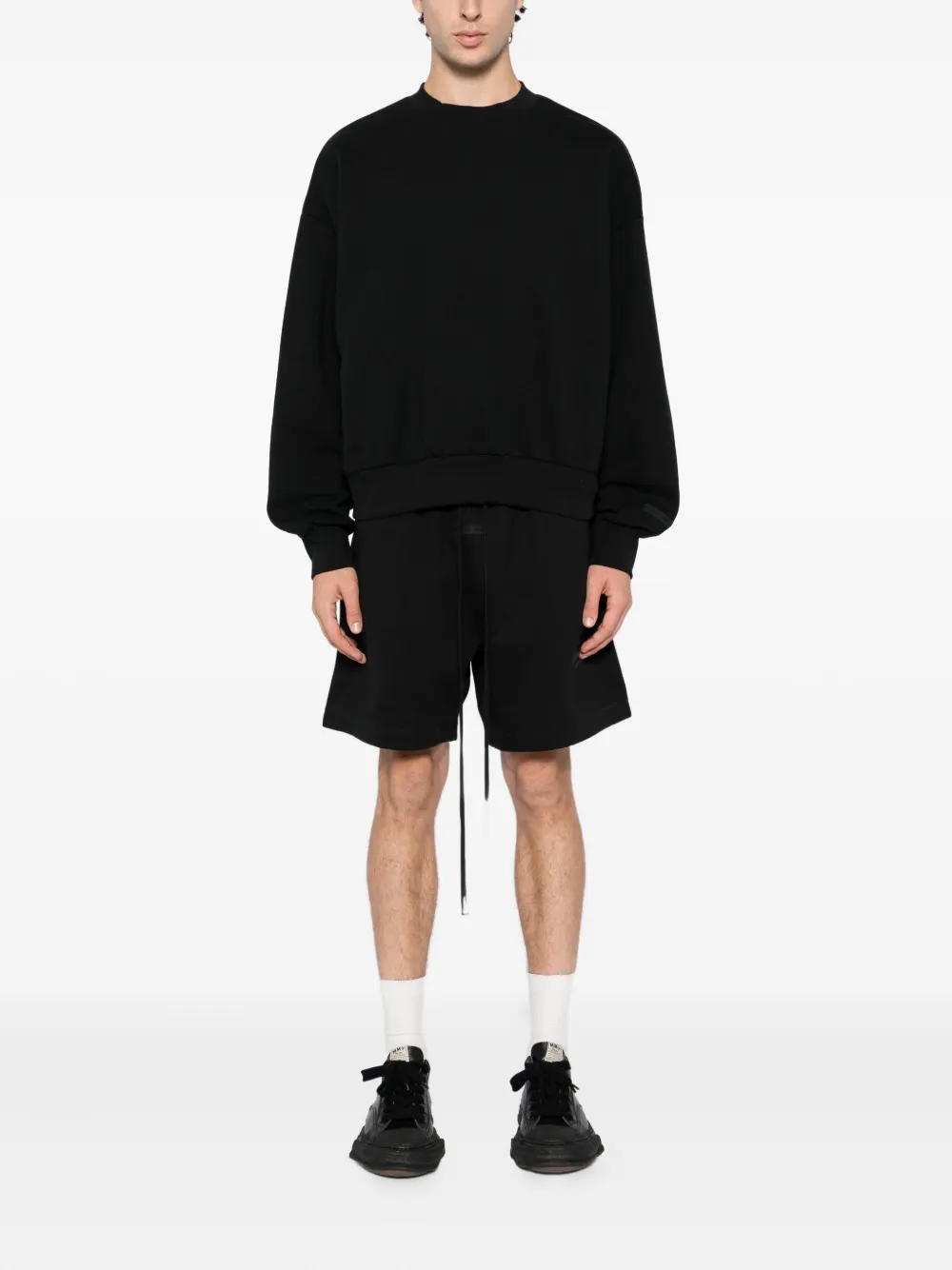 FEAR OF GOD ESSENTIALS logo appliqué shorts | Track & Running Shorts | Image 2