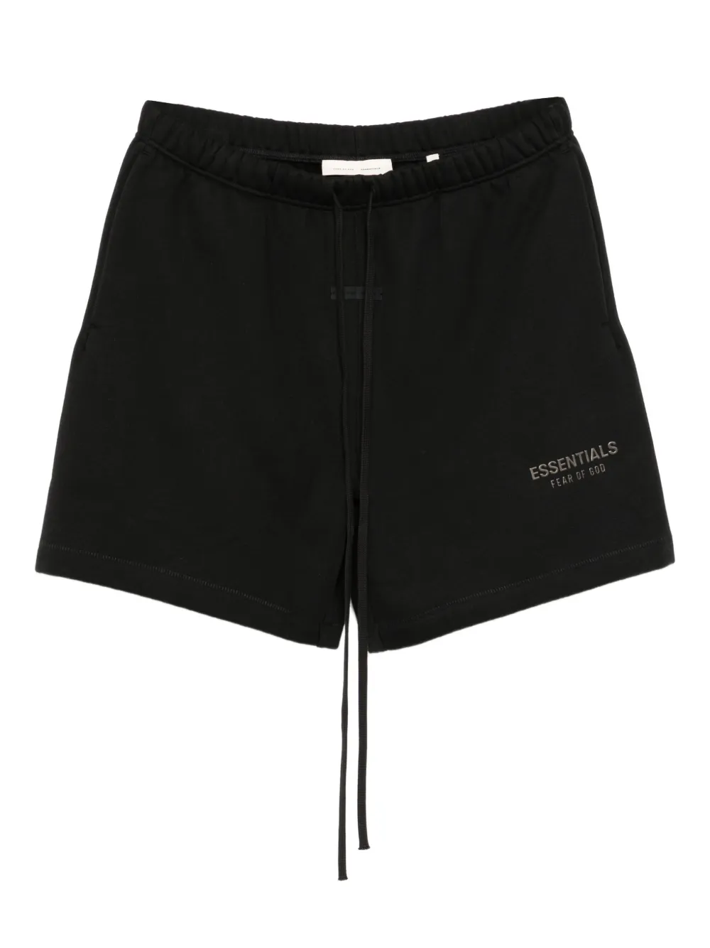 FEAR OF GOD ESSENTIALS logo appliqué shorts | Black | Image 1
