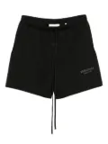 FEAR OF GOD ESSENTIALS logo appliqué shorts - Black