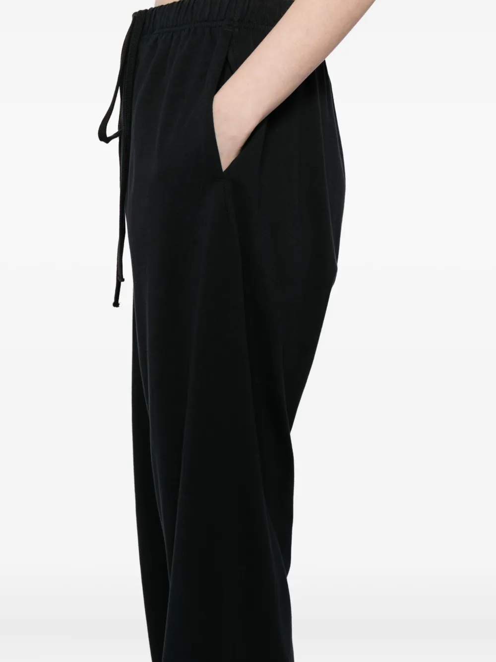 Essentials Logo-patch Trousers In Animal Print