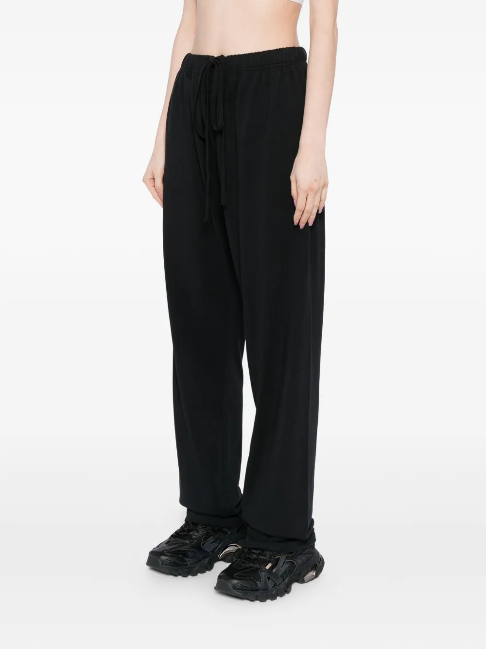 Essentials Logo-patch Trousers In Animal Print