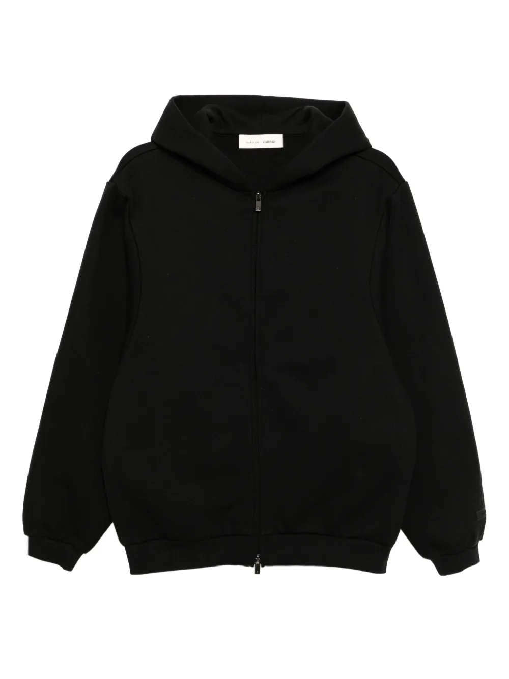 FEAR OF GOD ESSENTIALS logo-embroidered hoodie | Black | Image 1