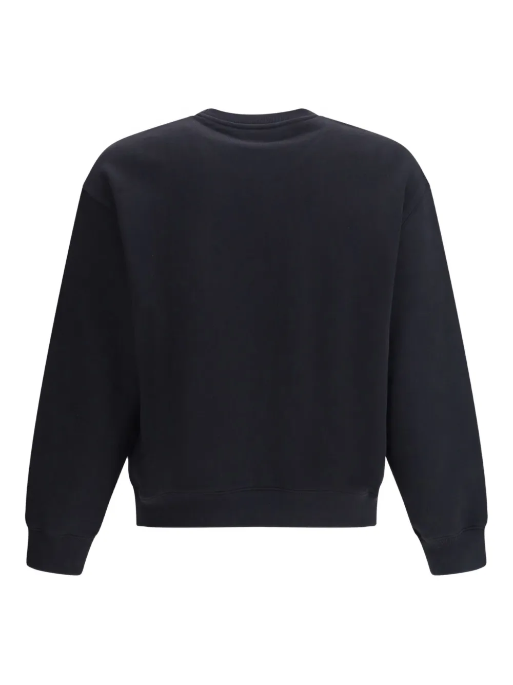 Maison Kitsuné embroidered cotton sweatshirt - Zwart