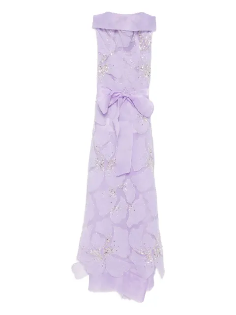 MIAU by Clara Rotescu embellished floral dress