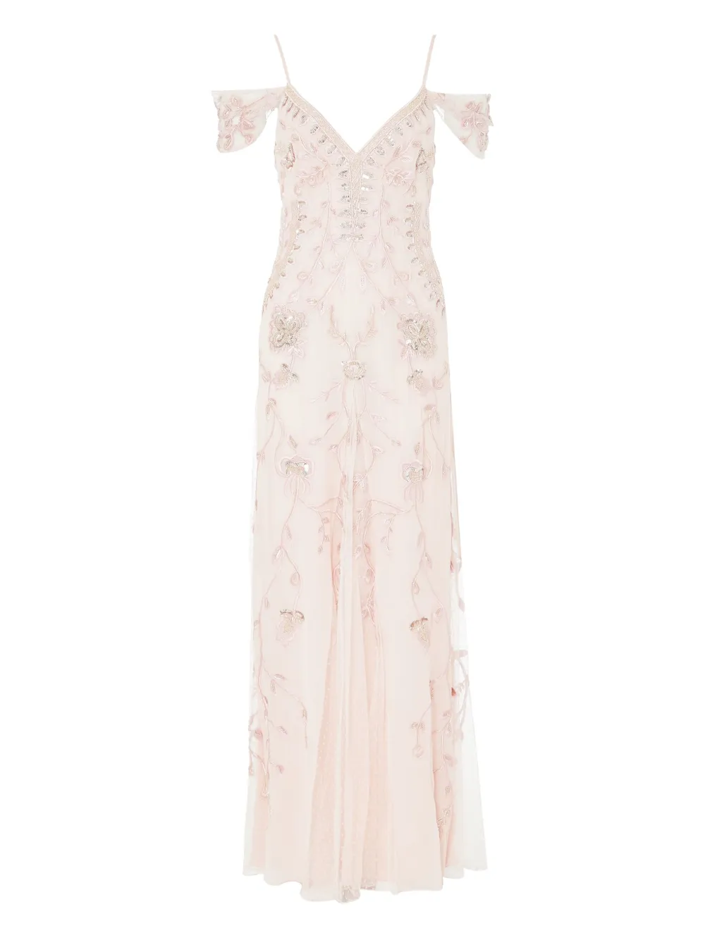 Temperley London Lilly オフショルダー ドレス - ニュートラル Temperley London Lilly オフショルダー ドレス - ニュートラル