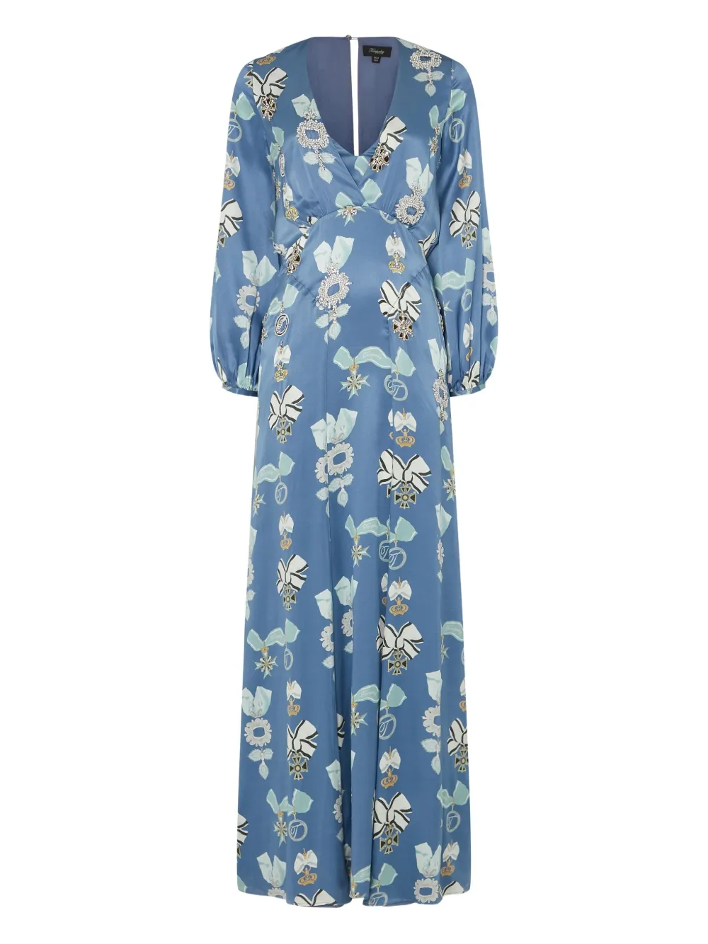 Temperley London Reina jewel-print dress | Blue | Image 1