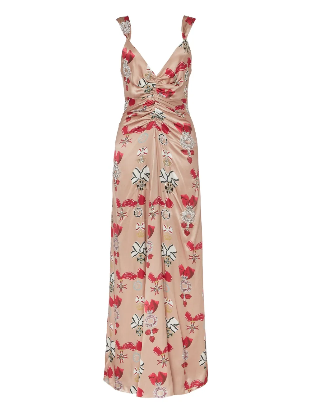 Temperley London Reina bow-print dress | Pink | Image 1