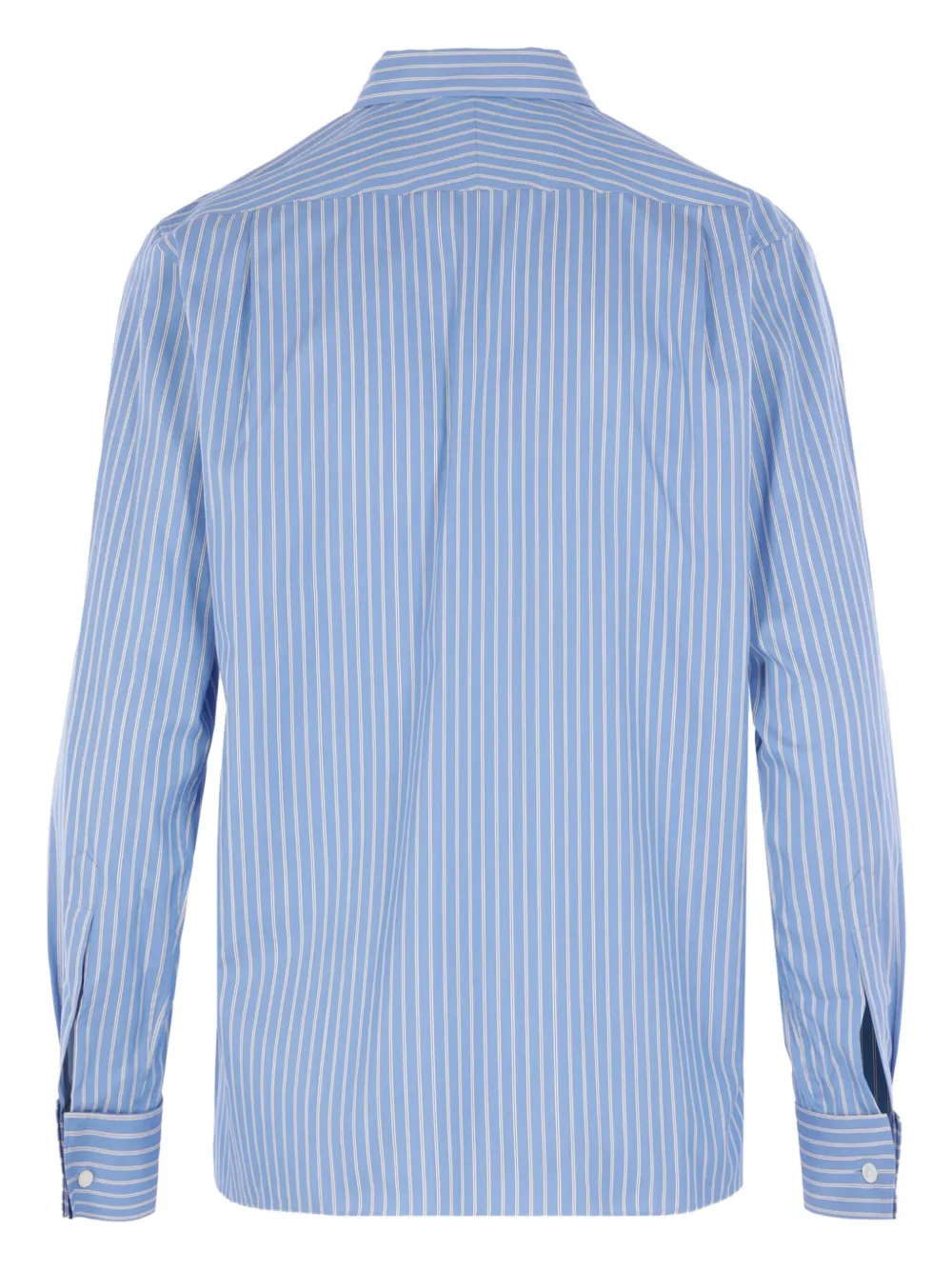 Auralee Gestreept overhemd - Blauw
