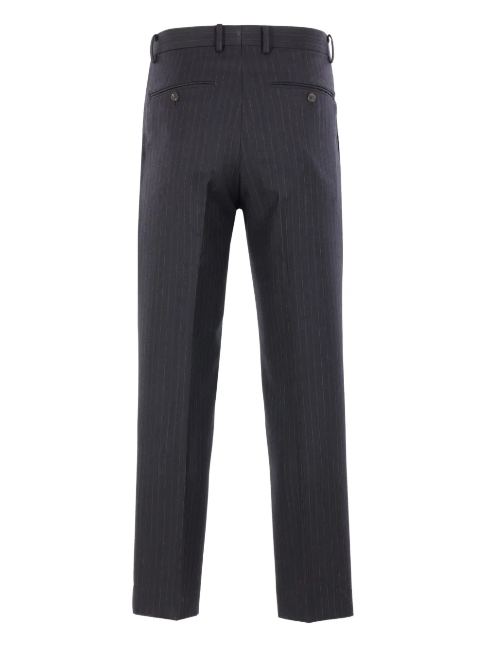 Auralee Gestreepte straight broek - Grijs