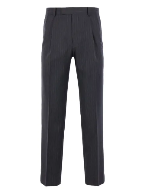 Auralee striped straight-leg trousers