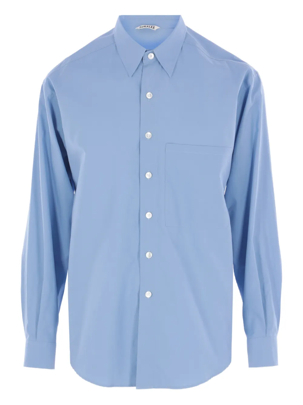 Auralee pocket button shirt - Blu