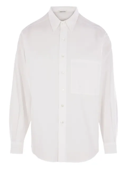 Auralee patch-pocket shirt