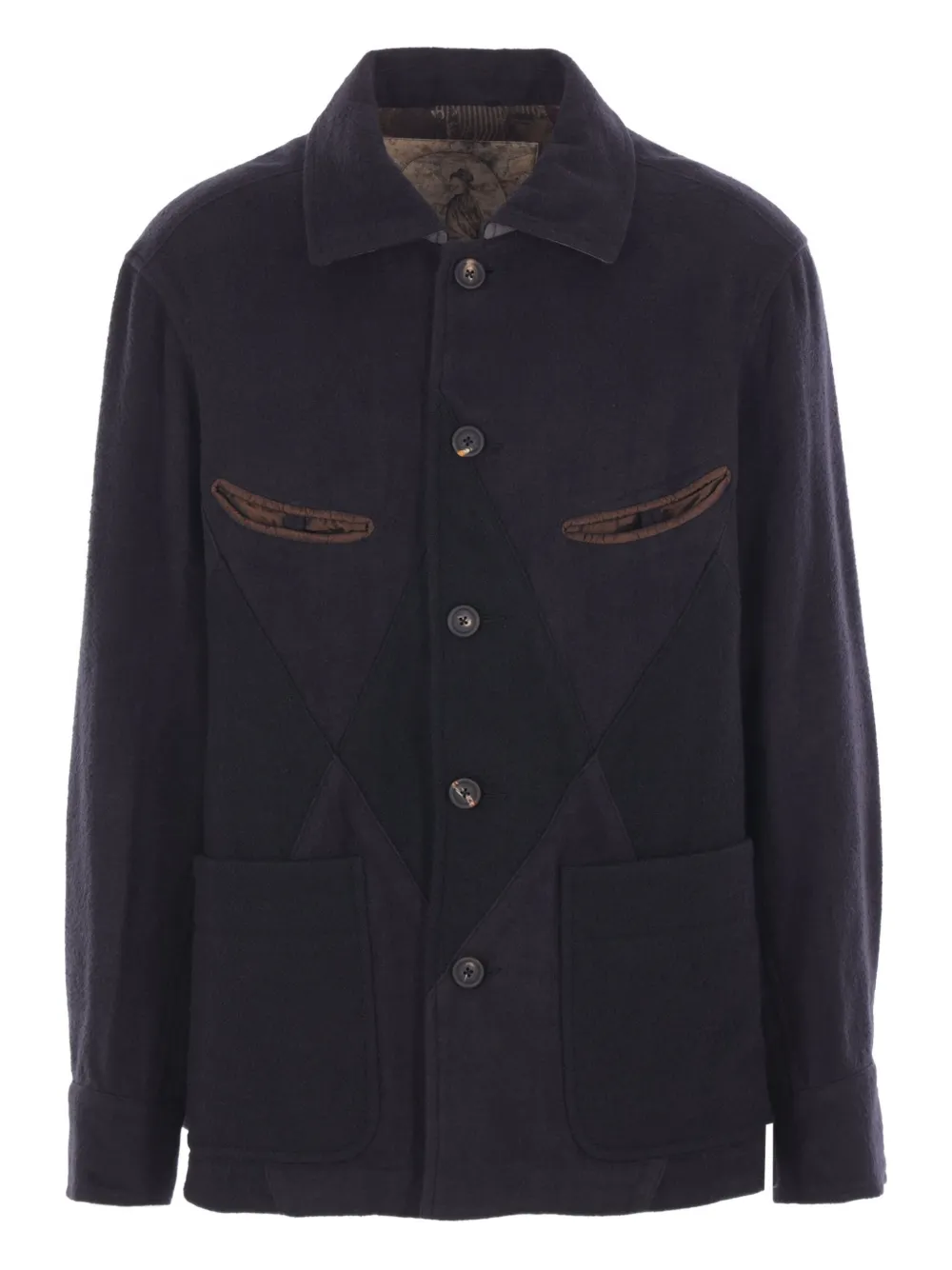 Ziggy Chen button-up shirt jacket | Black | Image 1