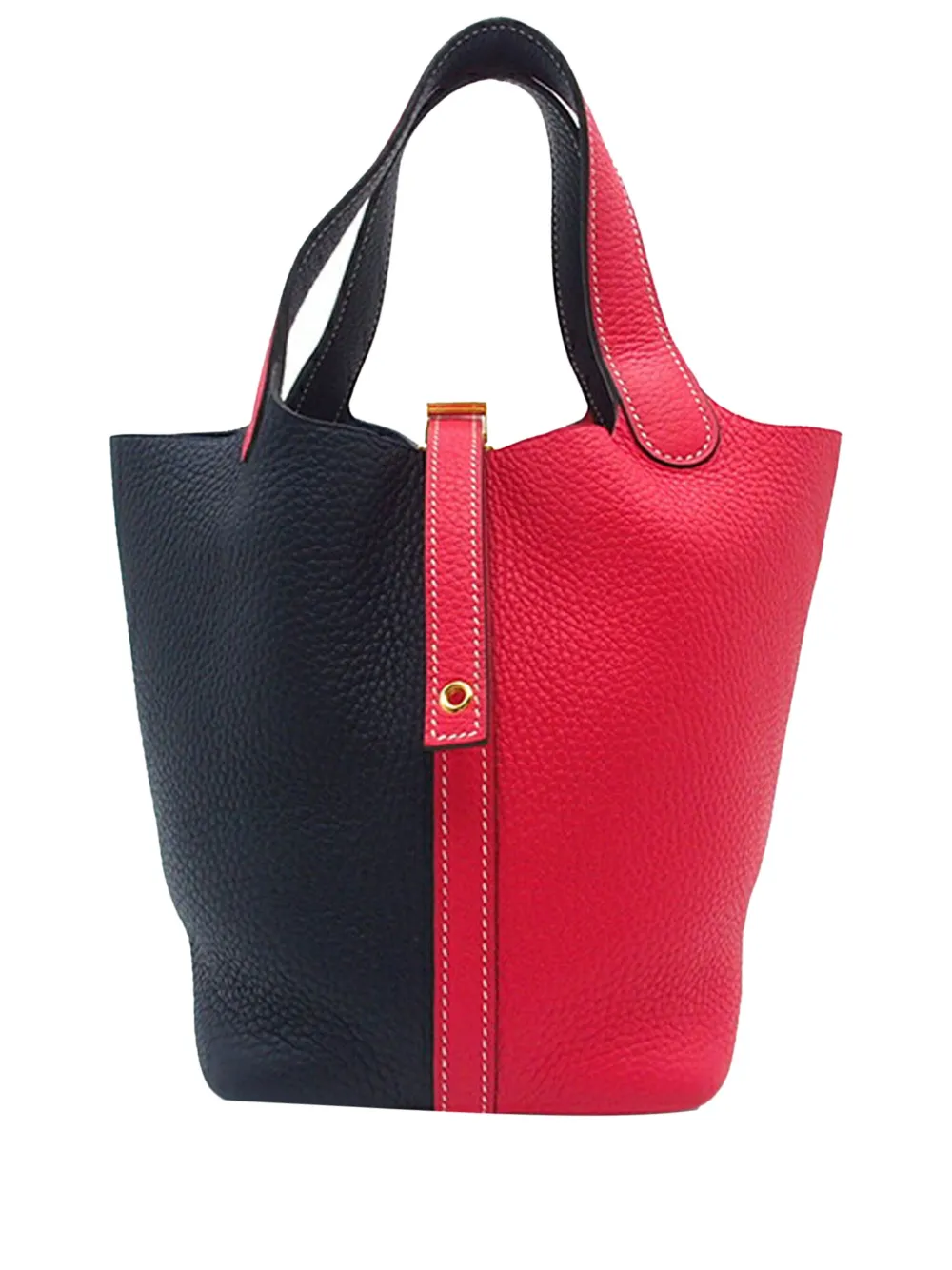 Hermès Pre-Owned 2019 Bicolor Clemence Picotin Lock 18 handbag | Pink | Image 1
