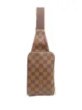 Louis Vuitton Pre-Owned 2009 Damier Ebene Geronimos crossbody bag - Brown
