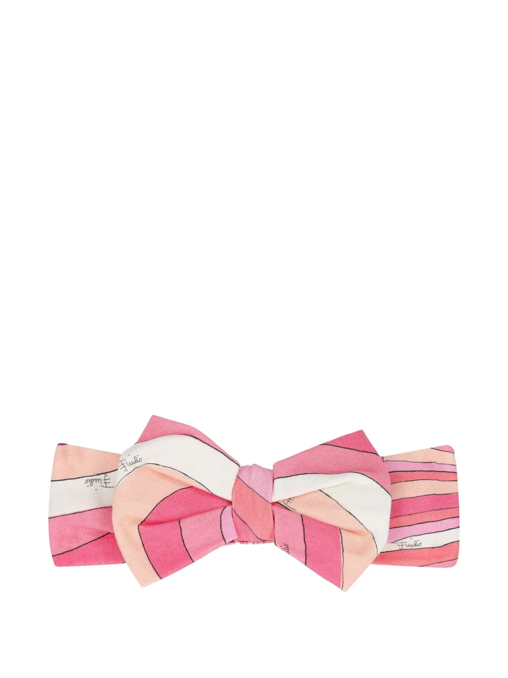 PUCCI Junior print headband | Pink | Image 1