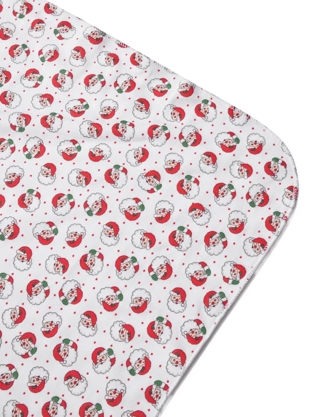 Magnolia Baby Santa-print Baby Blanket In Pink