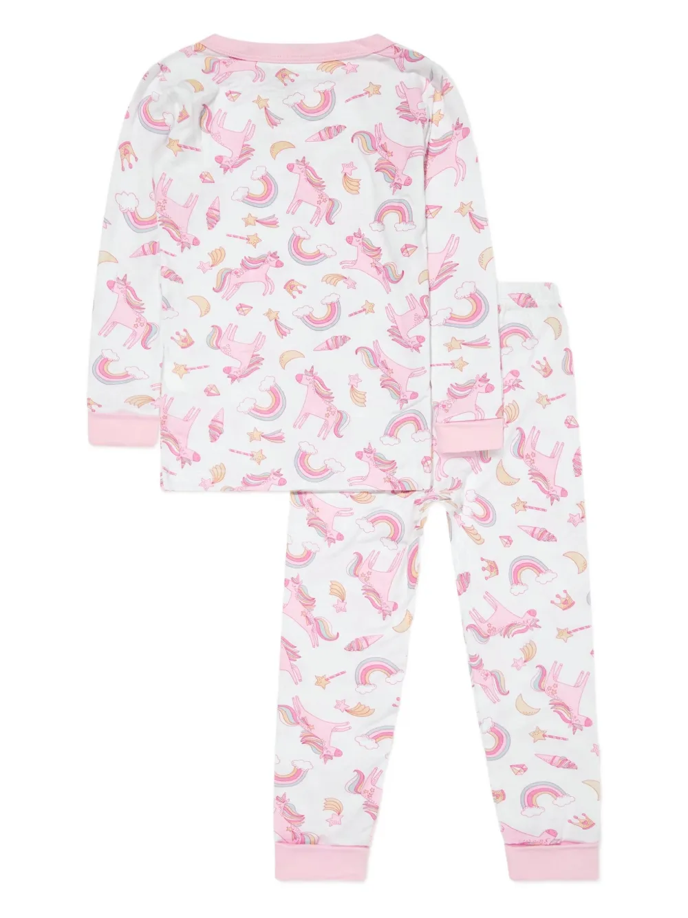 MAGNOLIA BABY unicorns rainbows trousers set | Trouser Sets | Image 2