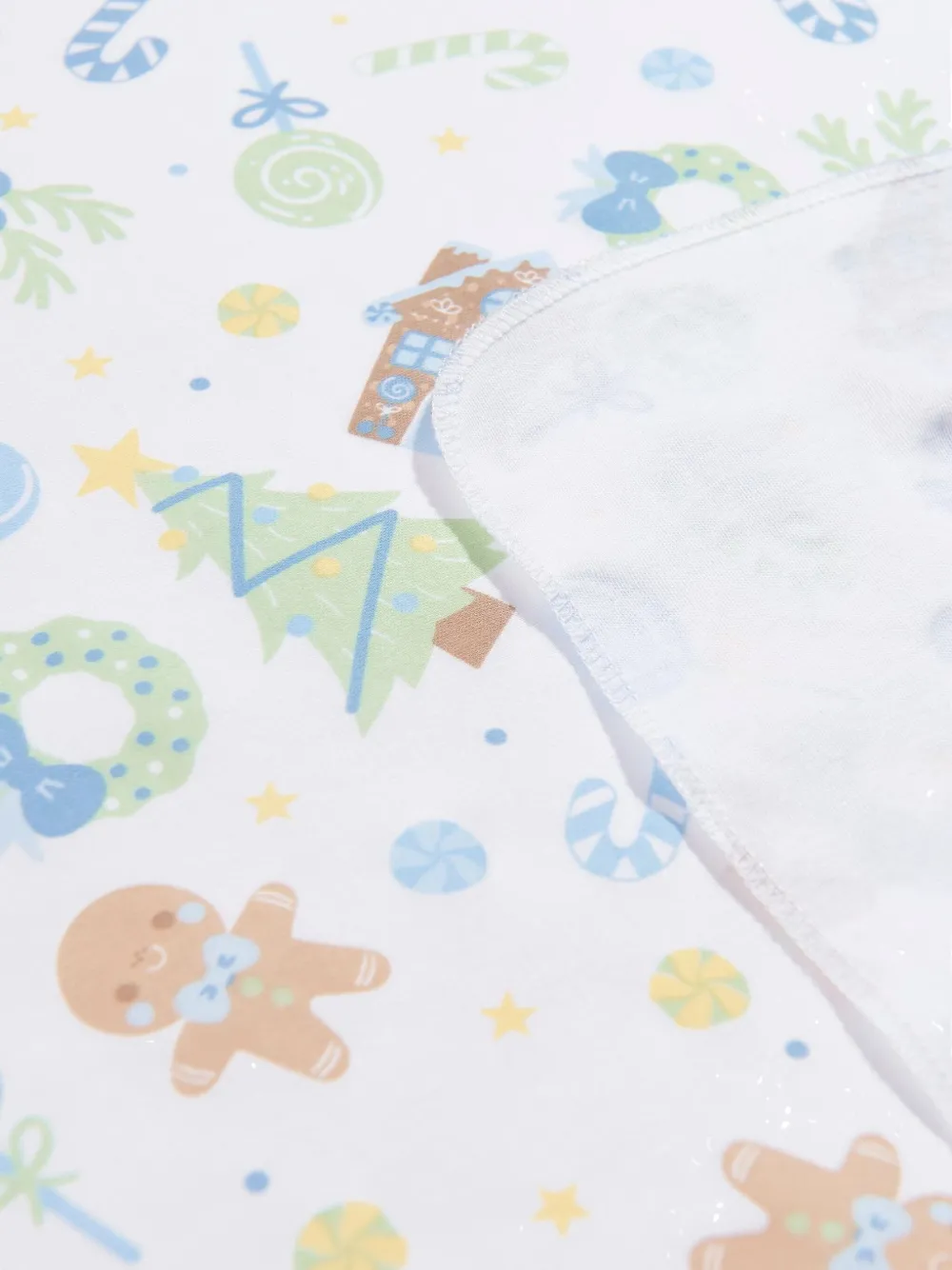 MAGNOLIA BABY Deken met kerstprint Wit