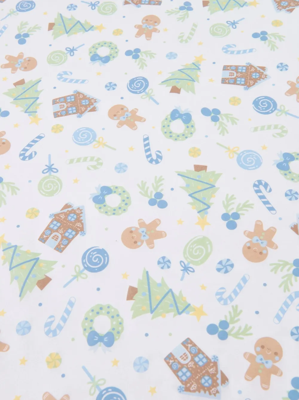 MAGNOLIA BABY Deken met kerstprint Wit