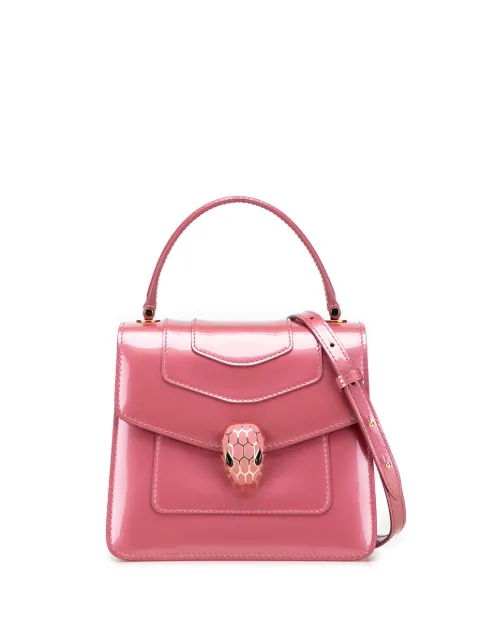 Bvlgari Pre-Owned 2000-2025 Patent Serpenti Forever Top Handle satchel