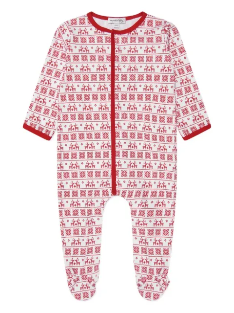MAGNOLIA BABY reindeers snowflakes pajamas