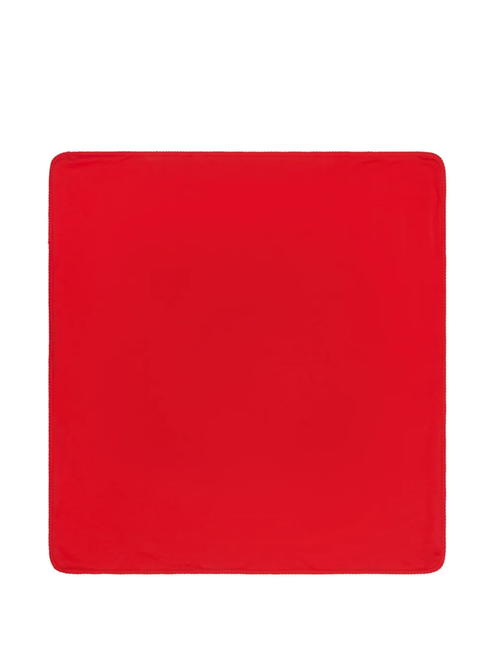 MAGNOLIA BABY scalloped-edge blanket - Rosso