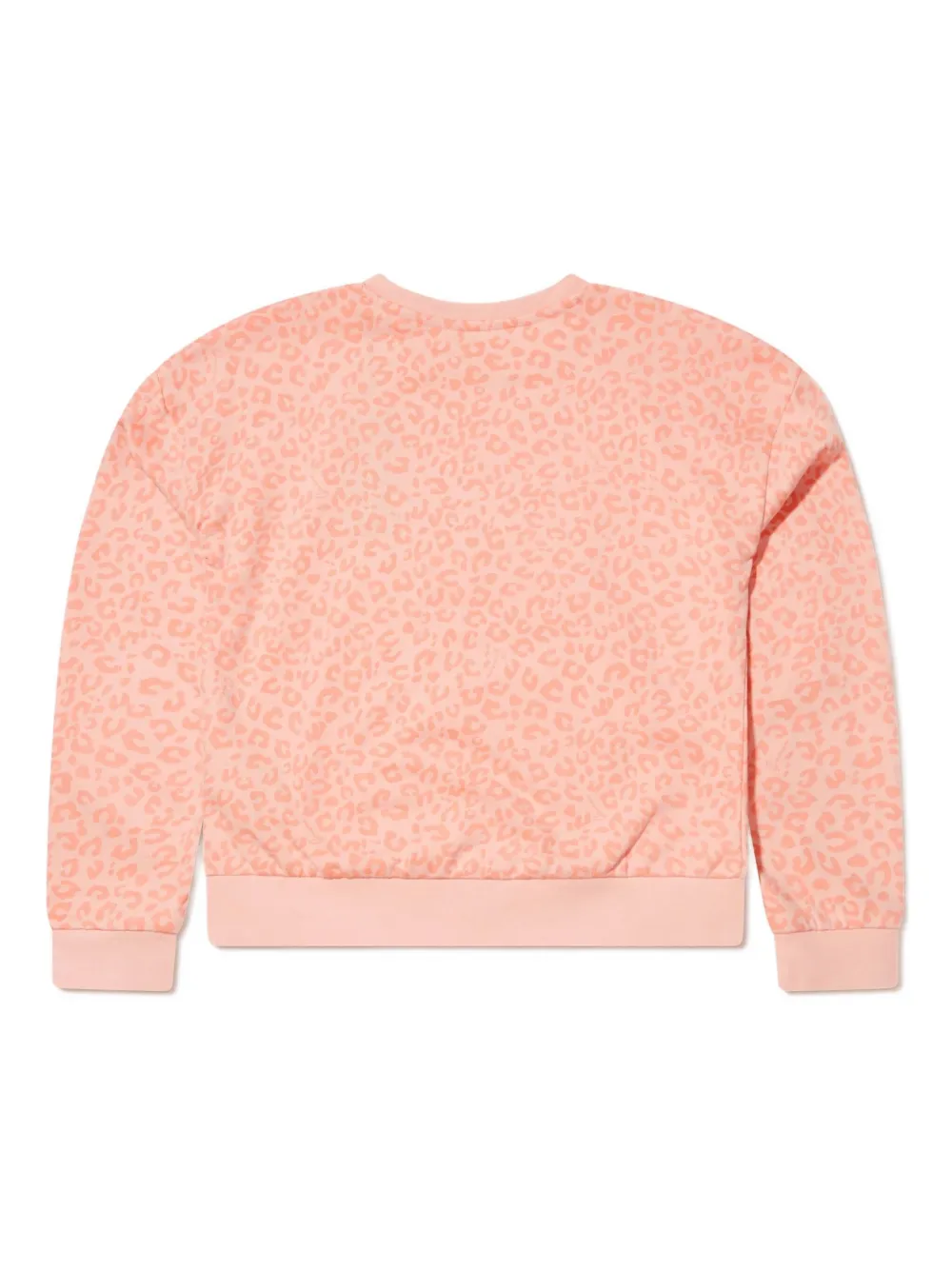 guess kids leopard-print embroidered sweatshirt | Girls Hoodies & Sweatshirts | Image 2