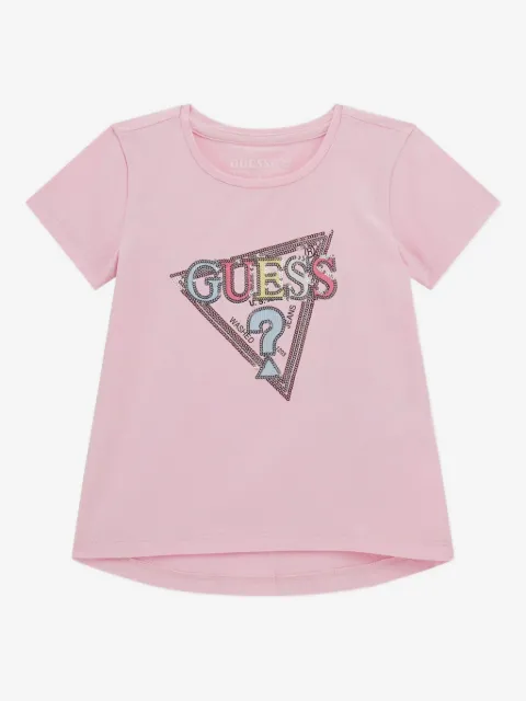 guess kids 트라이앵글 로고 티셔츠