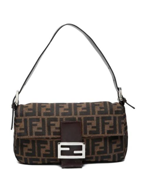 Fendi Pre-Owned 1990-2000s Mamma Baguette Zucca-pattern shoulder bag