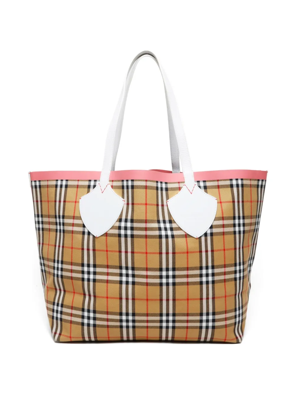 Burberry Pre-Owned 2020s Nova Check tote bag | Neutrals | Image 1