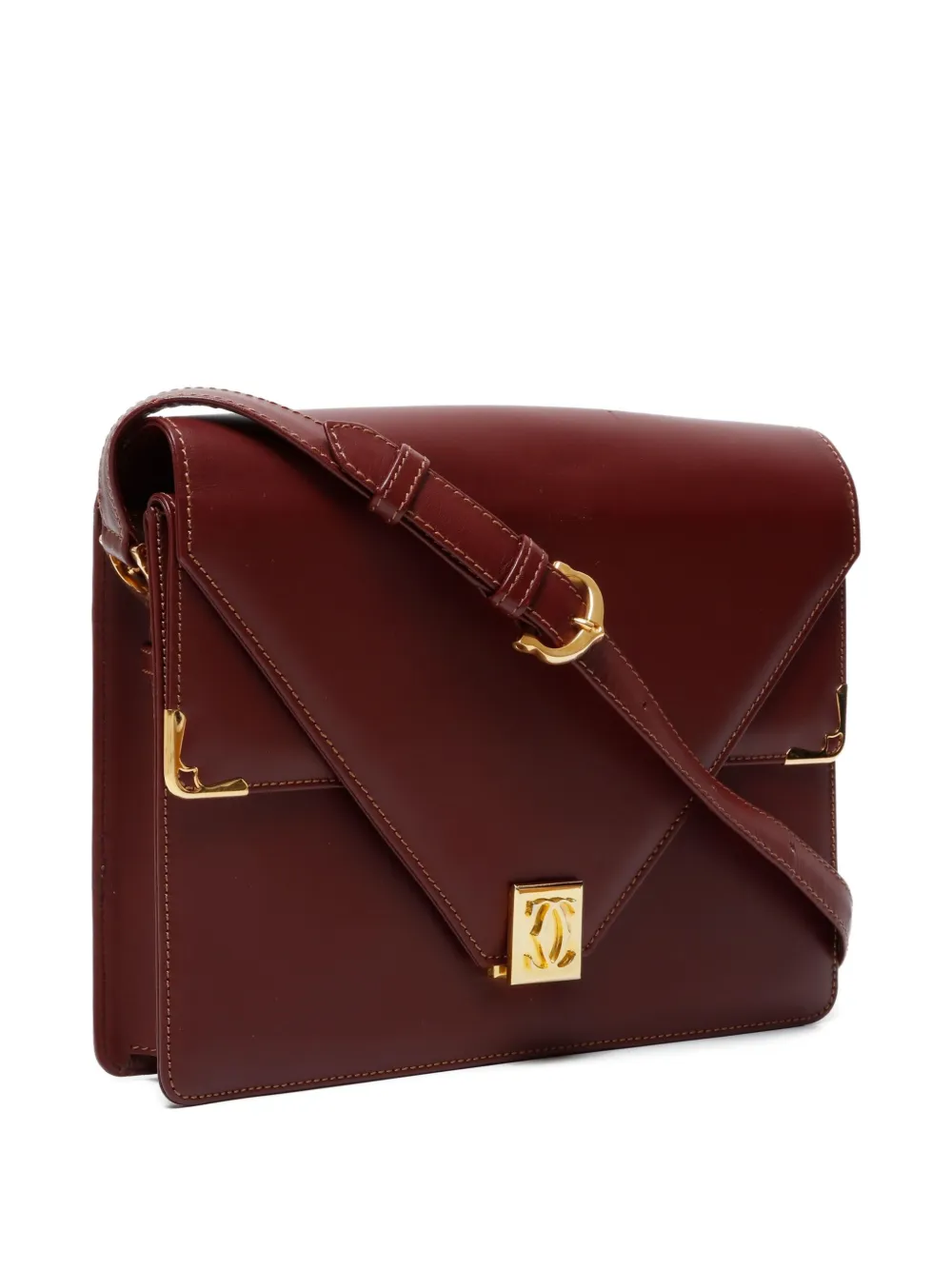 Pre-owned Cartier 1990-2000s Must Be Shoulder Bag In Red