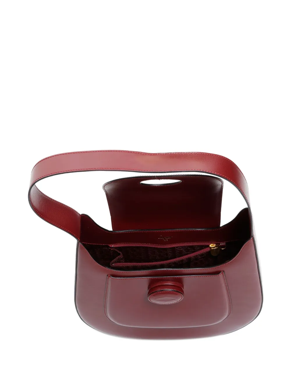 Pre-owned Cartier 1990-2010s Must Line Shoulder Bag In Red