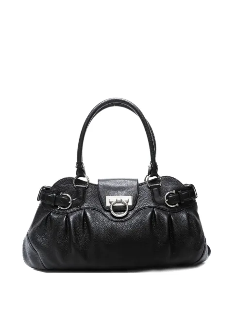 Ferragamo Pre-Owned 2010-2024 Gancini calf-leather shoulder bag