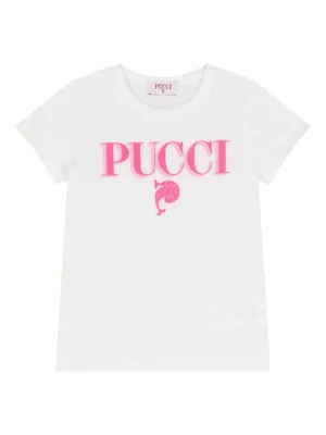 PUCCI Junior Girls T-Shirts - Shop Designer Kidswear on FARFETCH