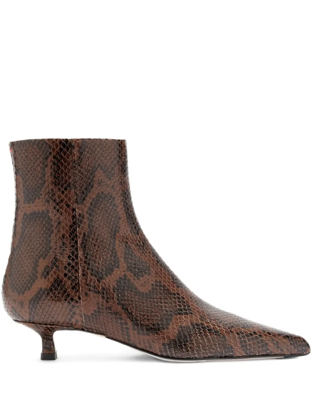 Aeyde 35mm Sofie pointed-toe ankle boots Brown