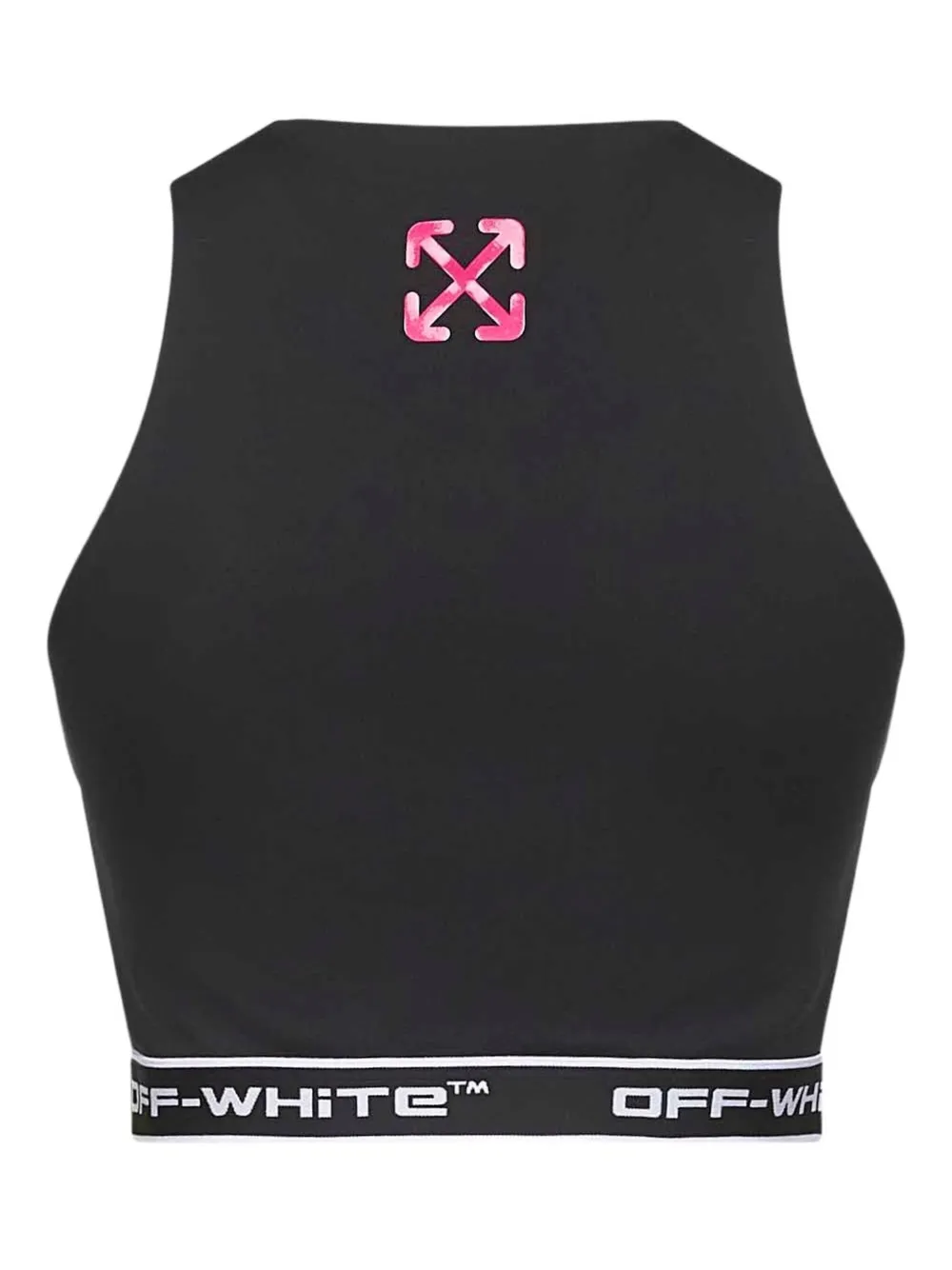 Off-White Arrow-motif jacquard crop top | Vests & Tank Tops | Image 2