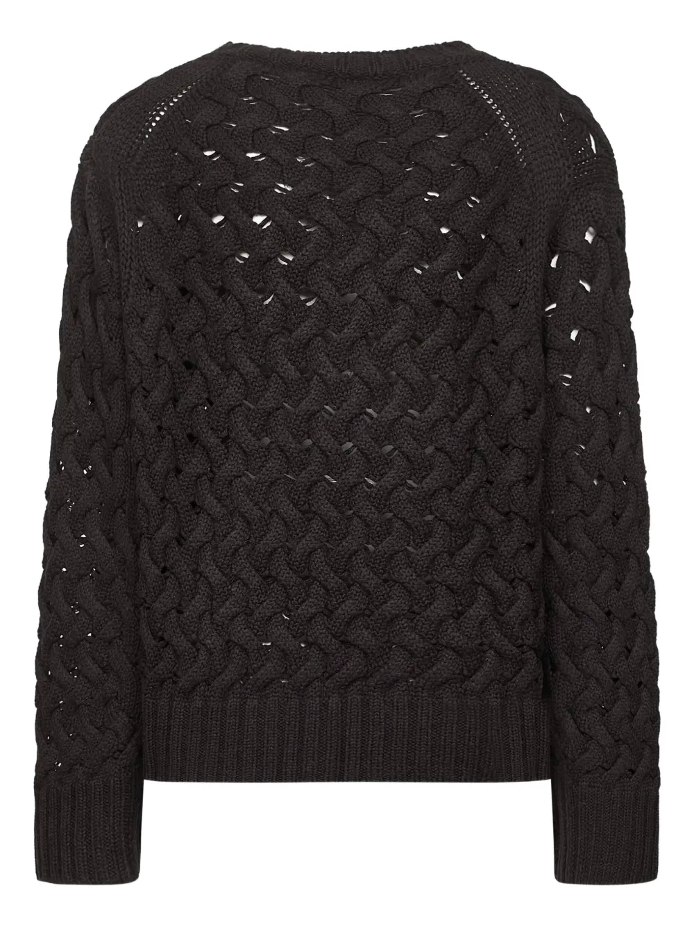 P.A.R.O.S.H. cable-knit open-weave sweater | Knitted Sweaters | Image 2